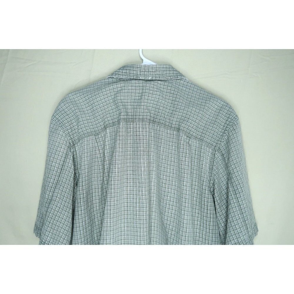 World Wide Sportsman Fishing Shirt Plaid Button Down Outdoors Vented Men's Large - Picture 6 of 8